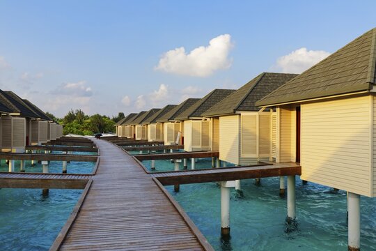 Water bungalows, Summer Island, North Mal&eacute; Atoll, Maldives