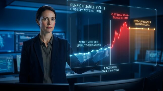 Actuarial Risk Specialist Analyzes Pension Liability Cliff