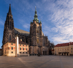 Fototapeta premium Morgenstimmung am Prager Veitsdom