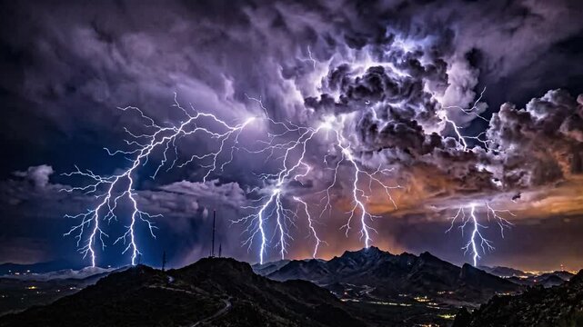 Rising Lightning Streamer Loop