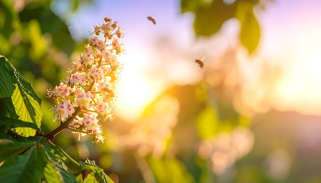 Sunlight and blossoms