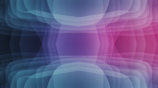 [Abstract geometric composition] [in modern style] [in purple and blue gradient tones] [representing digital depth and symmetry]