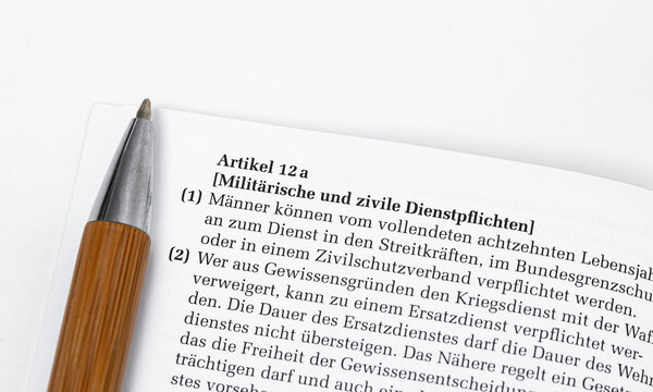 Wehrpflicht Grundgesetz Verfassung