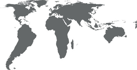 Obraz premium Professional World Map for Global Business Projects Vector Illustration
