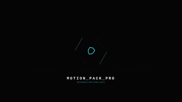 Futuristic Digital Logo Reveal Outro with Implosion Particle Effect
