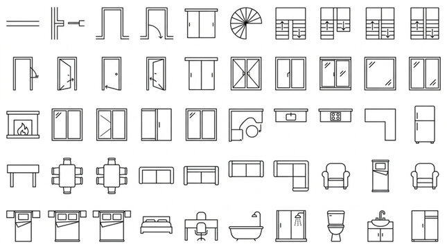 Various mathematical and geometric symbols.