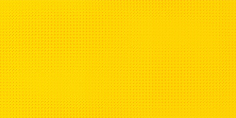 Fototapeta premium Dots halftone yellow color pattern gradient texture background. Dots pop art comics sport effect vintage old simple halft