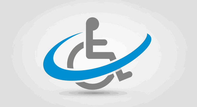 Accessible Design Symbol for Disability Inclusion and Accessible Technology Illustrations