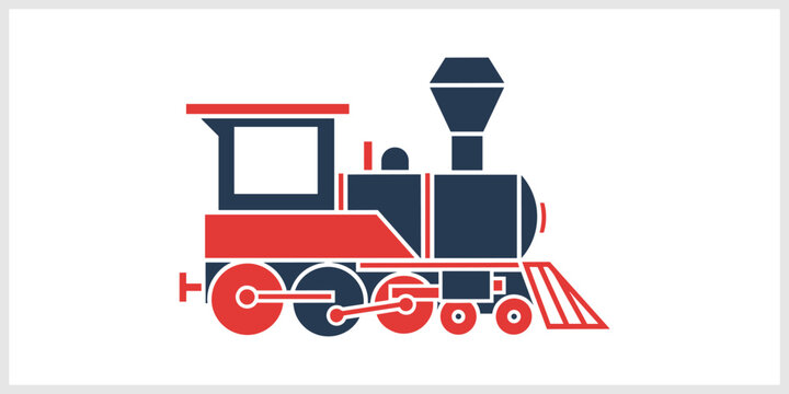Stylized Steam Locomotive