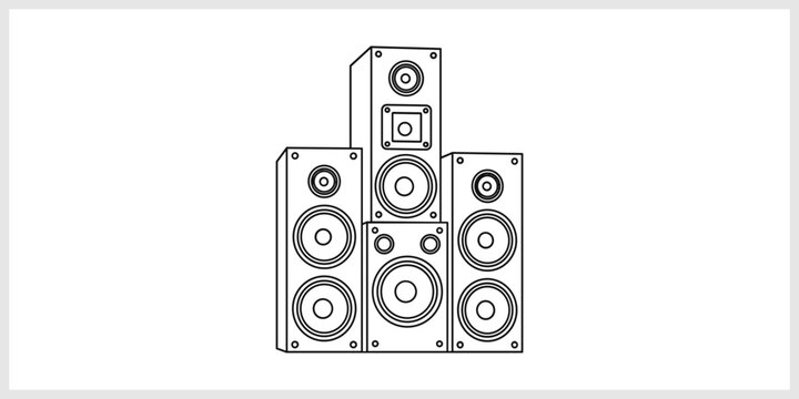 Stack Of Speaker System