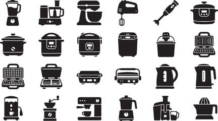 Black and white collection of various vehicles and transportation © DS STORE
