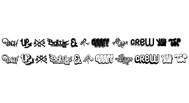 hand drawn icon of hip hop vector style