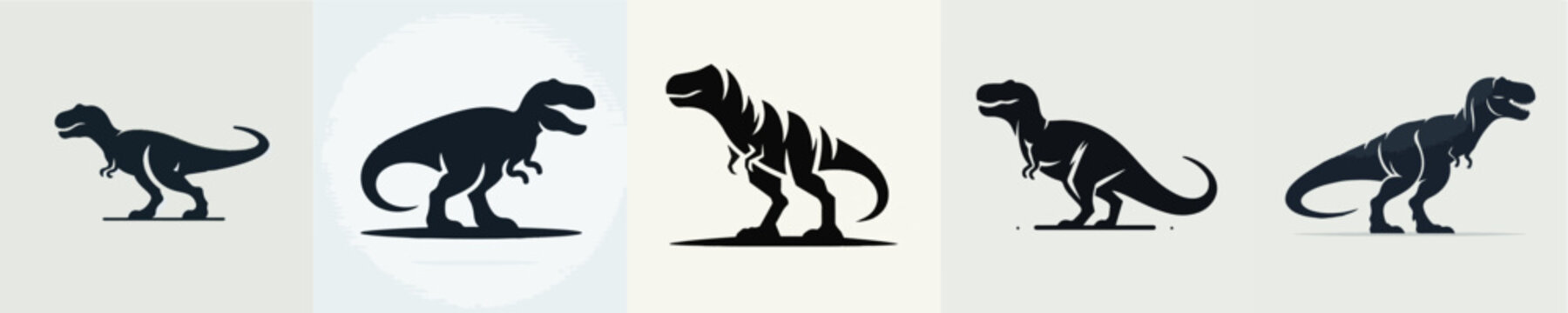 Tyrannosaurus Silhouette Vector Illustration