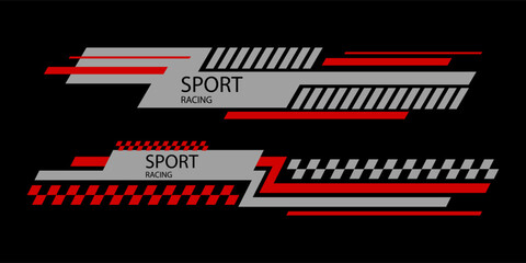Fototapeta premium racing team trendy fashionable vector t-shirt and apparel design, typography, print, decal car,wrapping vector.