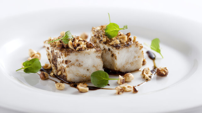 roasted celeriac steak with truffle honey glaze