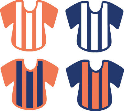 Illustrazione vettoriale di maglietta da arbitro per partita sportiva, simbolo di ufficiale di gara e regolamento. Ideale per sport, calcio, basket, gestione eventi sportivi e app sportive.