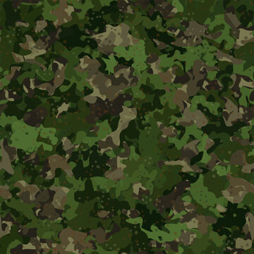 Abstract modern endless colorful camouflage texture. Vector illustration.