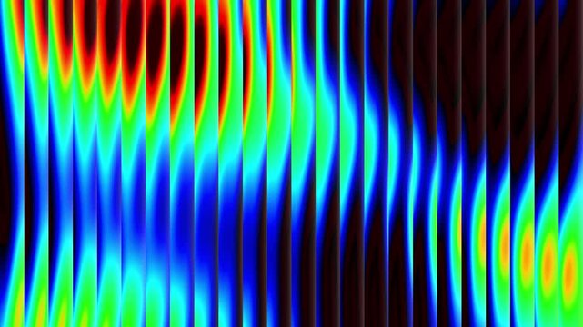 Reeded Glass Neon Spectrum Background Loop