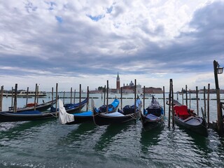 Obraz premium gondolas in venice