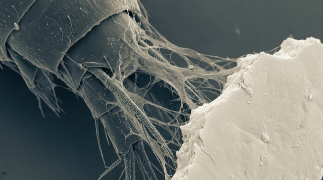 Ion-Abrasion Scanning Electron Microscopy Of Microplastic Fragment Entangled In Copepod Appendages