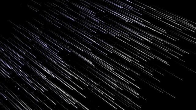 Turquoise glowing aqua rays with sparkling dot particles and luminous streak lines flowing left to right seamless loop animation black background high speed light futuristic sci-fi energy concept