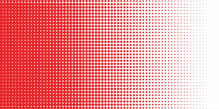 abstract simple big to small red dot pattern can be used background.eps10