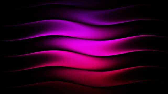 Dynamic Abstract Pink and Purple Wavy Background Loop