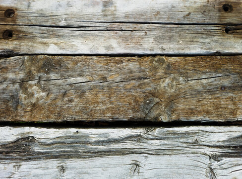 Rustic weathered wood texture with old planks