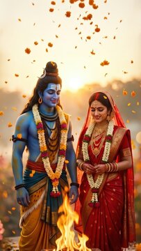 Shiva Parvati Wedding Ceremony &ndash; Sacred Divine Union