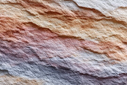 Sandstone Rock Surface Close Up Macro Sedimentary Layers Striations Natural Stone Texture Background
