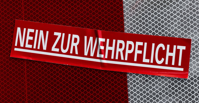 Nein zur Wehrpflicht
