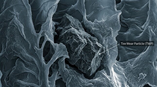 Scientific Visualization of Roadway Derived Tire Wear Pollutants in Fish Gills IA-SEM Reconstruction for Environmental Toxicology