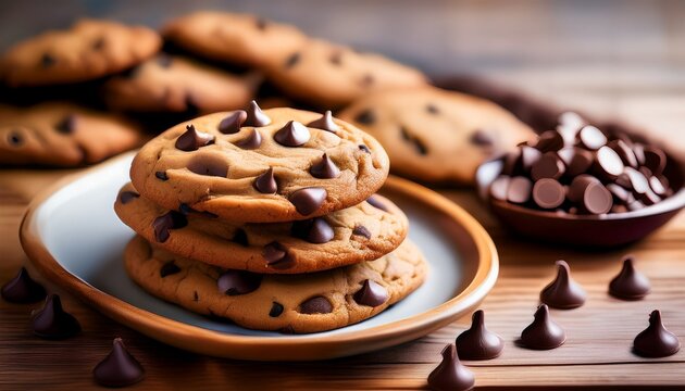 indulge in the irresistible delight of chocolate chip cookies on national chocolate chip day
