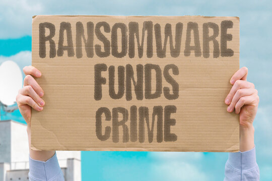 "Ransomware Funds Crime" Cybercriminal groups use dark-web infrastructure to deploy ransomware and launder resulting proceeds. CYBERCRIMINAL. DARKWEB. DEPLOY. LAUNDER. PROCEEDS.