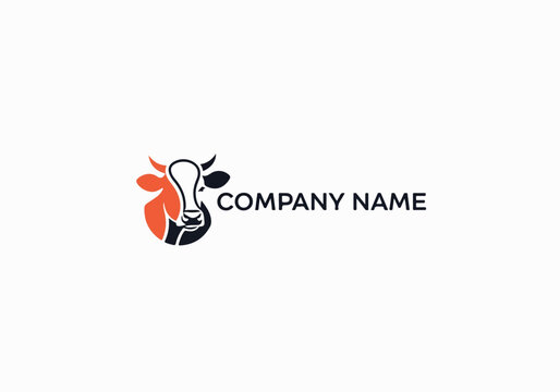 Artistic Cow Logo Concepts for Creative Branding Ideas