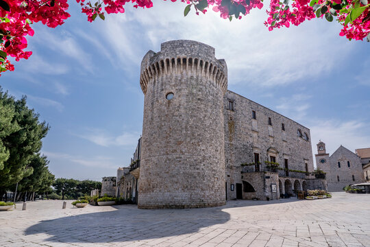  The Conversano Castle view in Italy