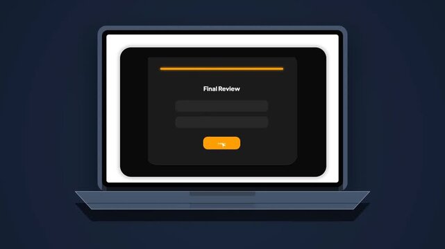 Multi-Step Project Scope and Design Style Form Interface on Dark Display