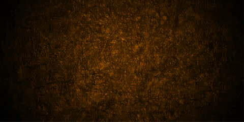 Fototapeta premium A dark brown chocolate grunge background features an aged vintage texture with rusty metal patterns and a rough dirty surface for an antique textured design backdrop
