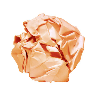 immagine realistica di una palla di carta arrotolata e accartocciata, simbolo di scarto, errore, brainstorming e processo creativo. Ideale per concetti di scrittura, idee e fallimento creativo.