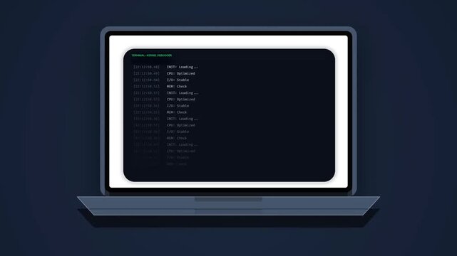 Computer Terminal Coding Interface with Critical Error and Potential Issue Security Alert