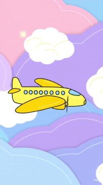 airplane in the sky