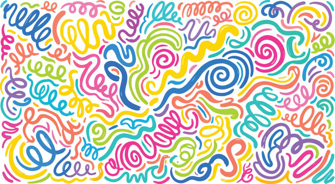 Colorful seamless pattern vector illustration featuring vibrant candy, lollipops, and hearts in a retro geometric textile design for vintage wallpaper decor