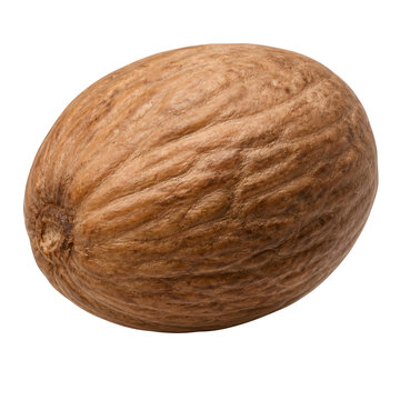 nutmeg isolated on white background