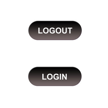 loging and logout button