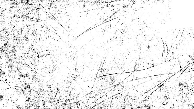 Grunge texture with scratches and scuffs on white surface distressed background