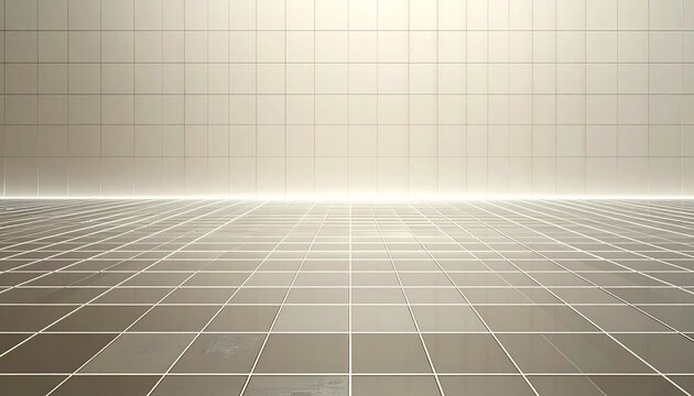 Minimalist geometric floor pattern design