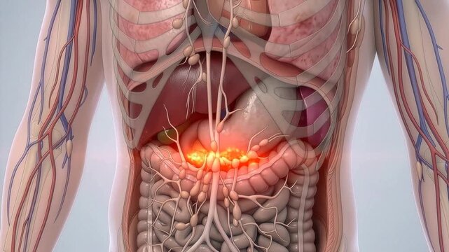 Understanding how digestion works in the human body through animated visuals