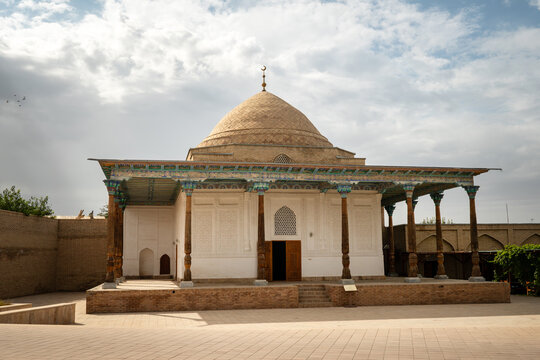 historical building on the site of the restored city of Shakhrisabz in Uzbekistan.