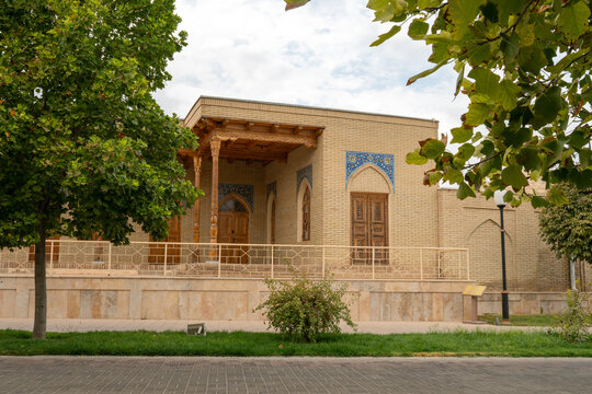 historical building on the site of the restored city of Shakhrisabz in Uzbekistan.