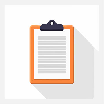 Clipboard with Document Icon
